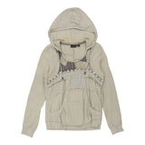Vintage beige Napapijri Hoodie - womens x-small