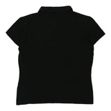 Vintage black Borbonese Polo Shirt - womens medium