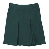 Vintage green Les Copains Midi Skirt - womens 38" waist
