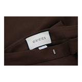 Gucci Trousers - 32W UK 14 Brown Cotton Blend