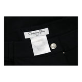 Vintage black Christian Dior Trousers - womens 31" waist