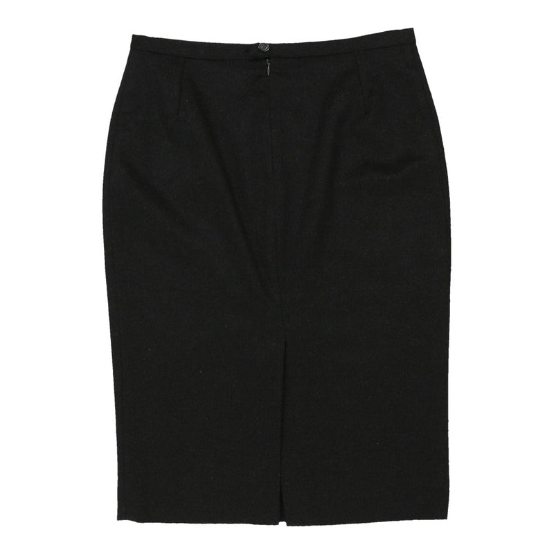 Dolce & Gabbana Pencil Skirt - 32W UK 12 Black Wool Blend