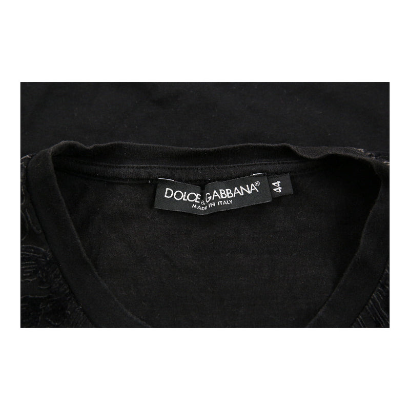 Vintage black Dolce & Gabbana T-Shirt - mens medium
