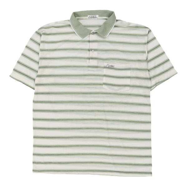 Vintage green Cartier Polo Shirt - mens x-large