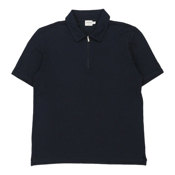 Vintage navy Armani Polo Shirt - mens medium