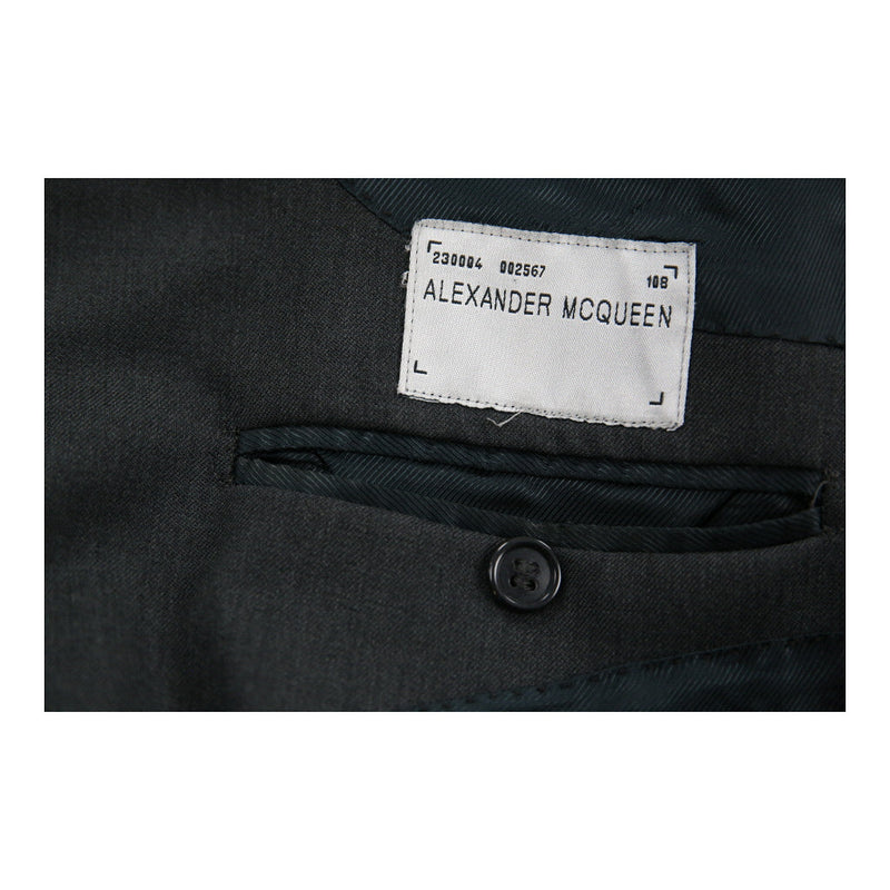 Vintage grey Alexander Mcqueen Blazer - mens x-large