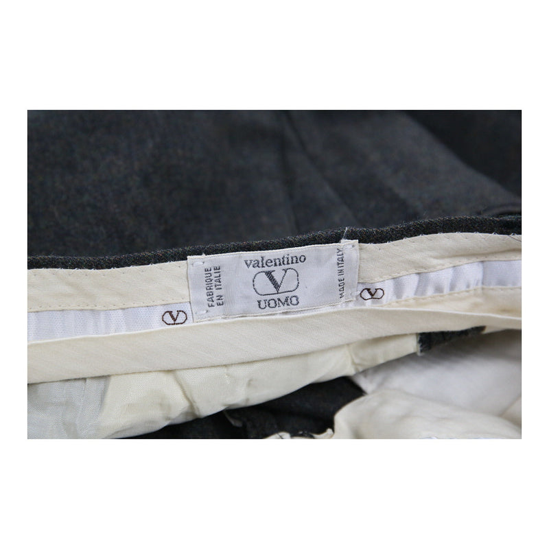 Valentino Trousers - 36W 30L Grey Wool Blend