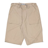 Genesis Cargo Shorts - 36W 15L Beige Polyester Blend