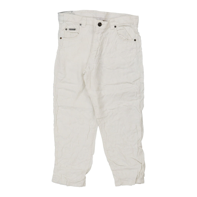 Vintage white Armani Exchange Trousers - mens 34" waist