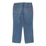 Dickies Carpenter Trousers - 38W 29L Blue Cotton