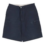 Dickies Cargo Shorts - 37W 11L Navy Cotton