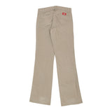 Dickies Trousers - 30W UK 10 Beige Cotton Blend