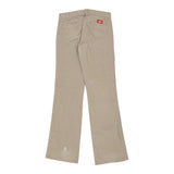 Dickies Trousers - 30W UK 10 Beige Cotton Blend