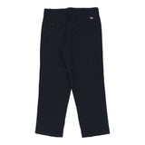 Flex Dickies Trousers - 38W 31L Navy Cotton Blend