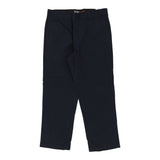 Flex Dickies Trousers - 38W 31L Navy Cotton Blend