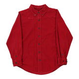 Age 7-8 The Childrens Place Cord Shirt - Small Red Cotton