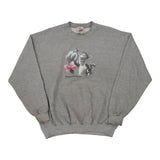 Tigger Disney Graphic Sweatshirt - XL Grey Cotton Blend