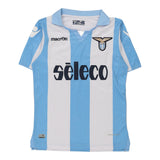 Vintage blue S.S. Lazio Macron Football Shirt - mens small