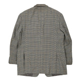 Heavily Worn, Kensington Model Burberry London Checked Blazer - XL Beige Wool