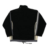 Vintage black Diadora Velour Track Jacket - womens medium
