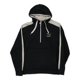 Vintage black Puma Hoodie - mens x-large