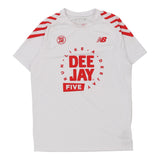 Vintage white Dee Jay New Balance Sports Top - mens medium