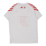 Vintage white Dee Jay New Balance Sports Top - mens medium
