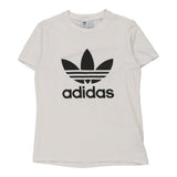 Vintage white Adidas T-Shirt - womens medium