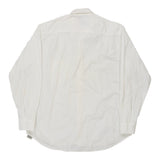 Vintage white Chesterfield Shirt - mens medium