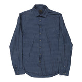 Vintage blue Calvin Klein Patterned Shirt - mens large