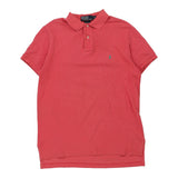 Vintage pink Ralph Lauren Polo Shirt - mens medium