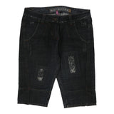 Vintage dark wash Rose D. Denim Shorts - womens 32" waist