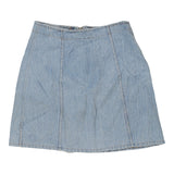 Vintage light wash Sasch Denim Skirt - womens 26" waist