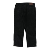 Vintage black Holiday Cord Trousers - mens 36" waist