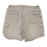 Vintage beige Over Die Cargo Shorts - mens medium