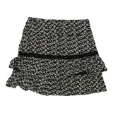 Vintage black & white Camaieu Mini Skirt - womens medium