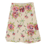Vintage cream Twinset Mini Skirt - womens medium