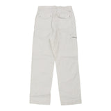 Vintage white Dielle Cargo Trousers - womens 32" waist