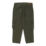 Vintage khaki Floreiza Cargo Trousers - womens 30" waist