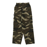 Vintage khaki Unbranded Cargo Trousers - mens medium