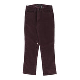 Calvin Klein Jeans Cord Trousers - 34W UK 12 Purple Cotton