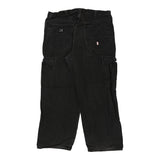 Vintage black Lee Cargo Trousers - mens 38" waist