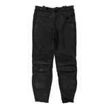 Biker Raberg Trousers - 32W UK 14 Black Leather