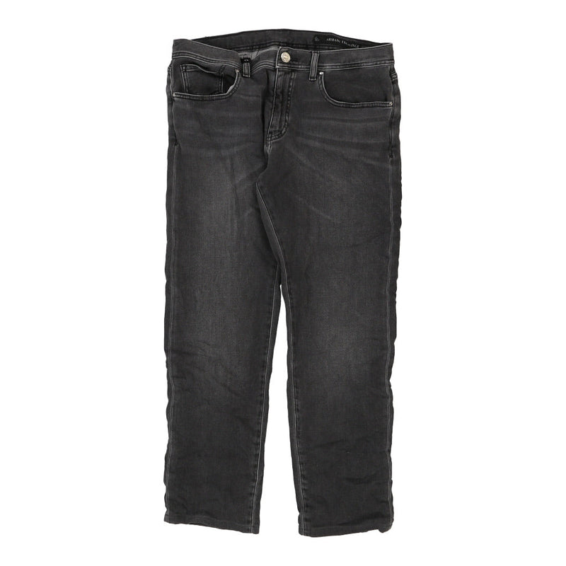 Vintage black Armani Exchange Jeans - womens 34" waist