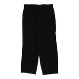 Vintage black Unbranded Trousers - mens 36" waist