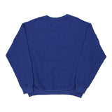 Blank Fruit Of The Loom Sweatshirt - Large Blue Cotton Blend