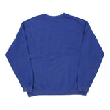 Blank Fruit Of The Loom Sweatshirt - Large Blue Cotton Blend