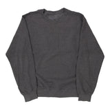 Blank Fruit Of The Loom Sweatshirt - Small Grey Cotton Blend