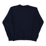 Blank Fruit Of The Loom Sweatshirt - Medium Navy Cotton Blend