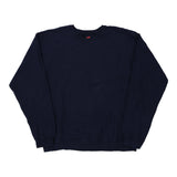 Blank Hanes Sweatshirt - Medium Navy Cotton Blend
